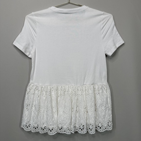 Kate Spade Broome Street White Tee, Size XS - Picture 2 of 4